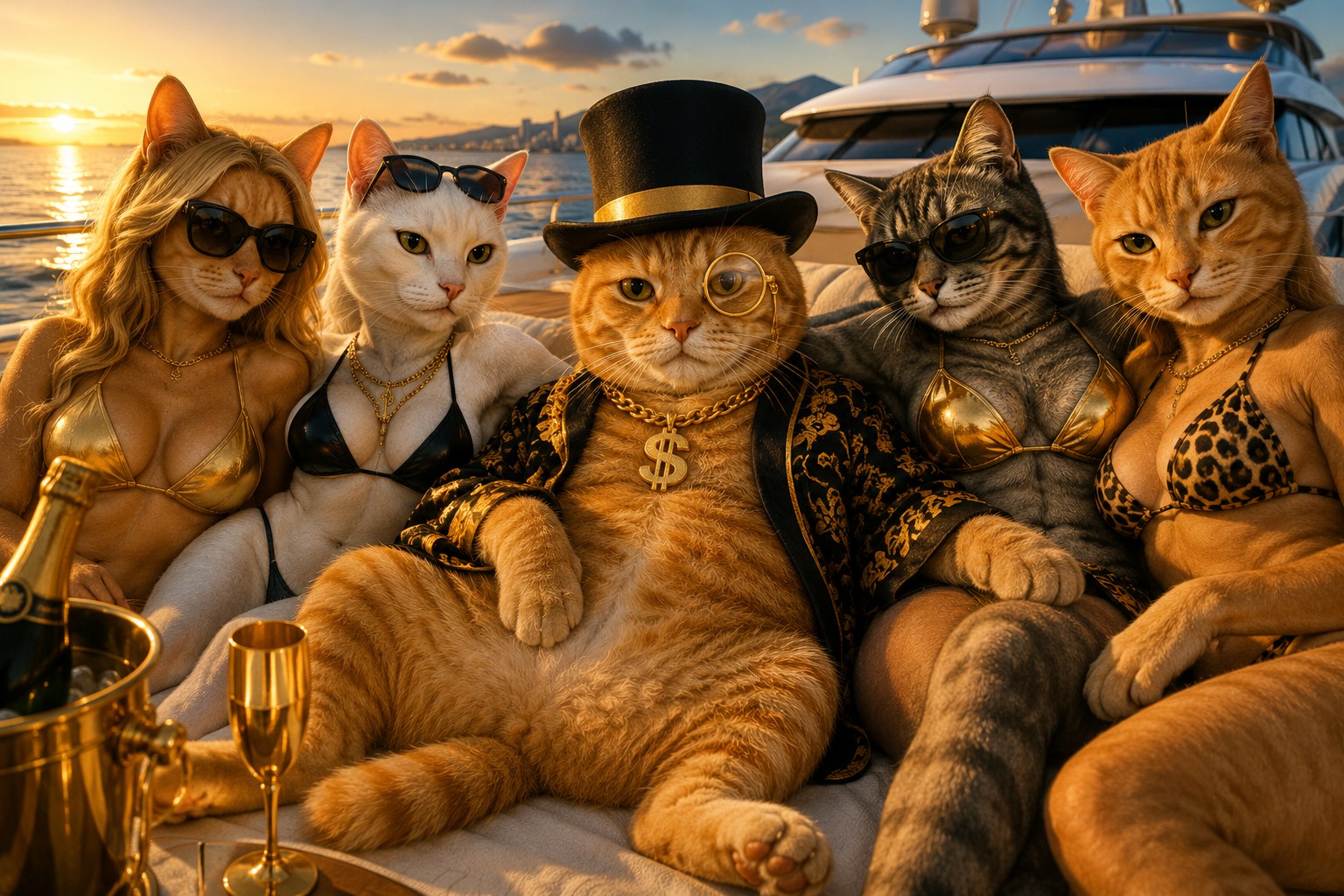 RICHCAT yacht party lifestyle