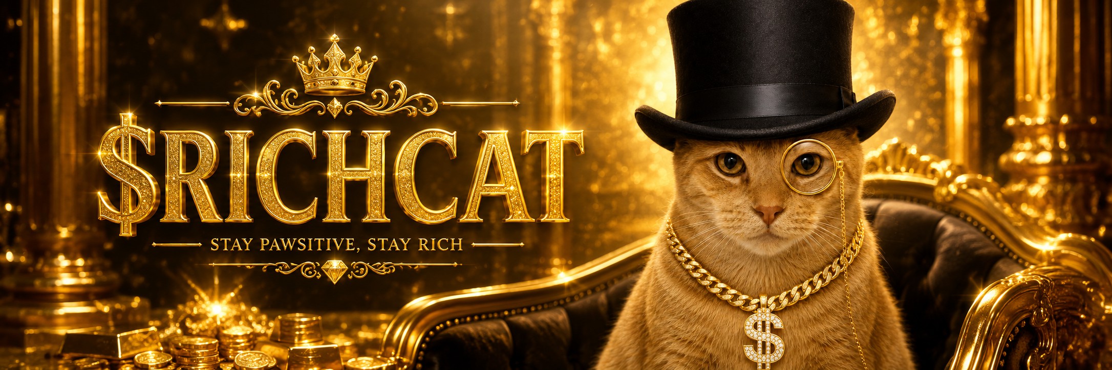 RICHCAT — Stay Pawsitive, Stay Rich